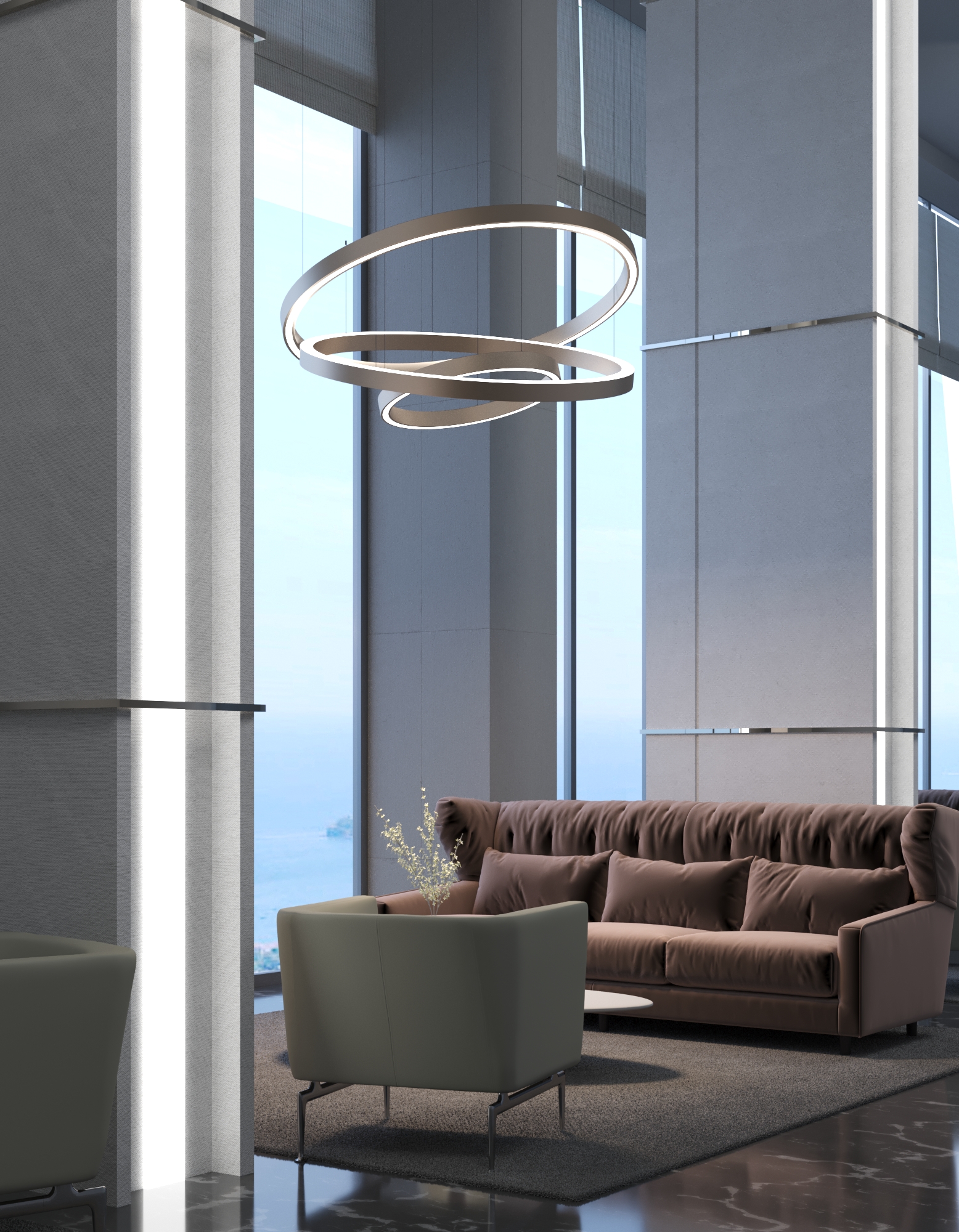 Fruit 2 Chandelier (Specification Grade)